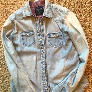 American Eagle Jean Shirt